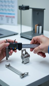 People Using Digital Calipers Free Precision Caliper Measurement Image - Precision, Measurement ...