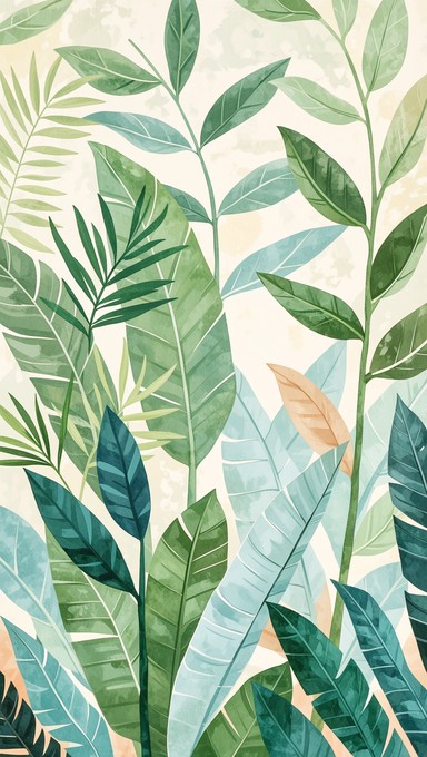 Free Botanical Texture Symphony Image - Botanical, Plants, Succulents ...
