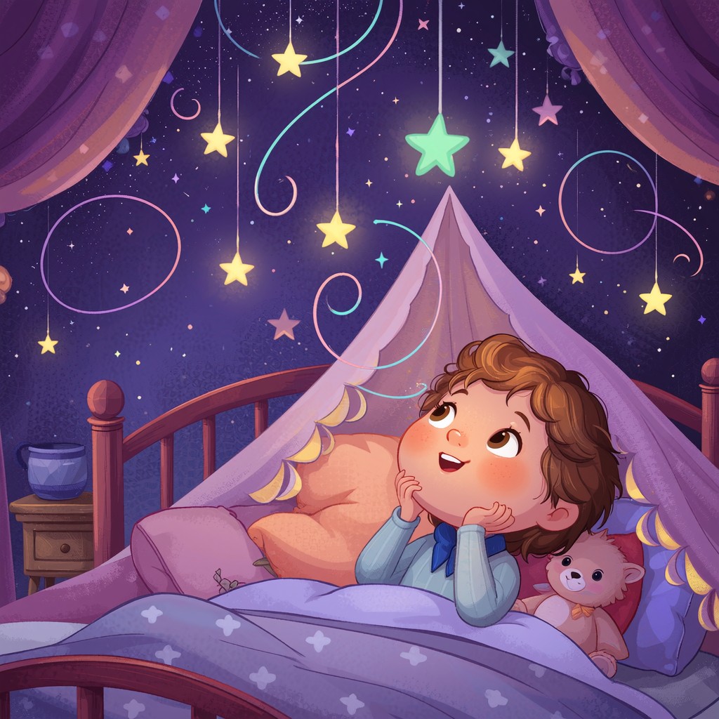 Free Starlight Bedtime Magic Image - Illustration, Watercolor, Child ...