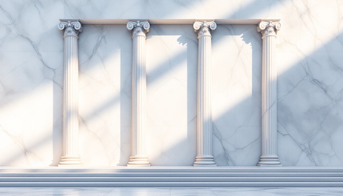 Free Classical Architecture Watercolor Image - Architecture, Columns ...