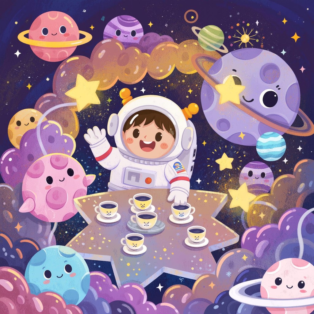 Free Cosmic Tea Party Photo - Astronaut, Child, Space | Download at ...
