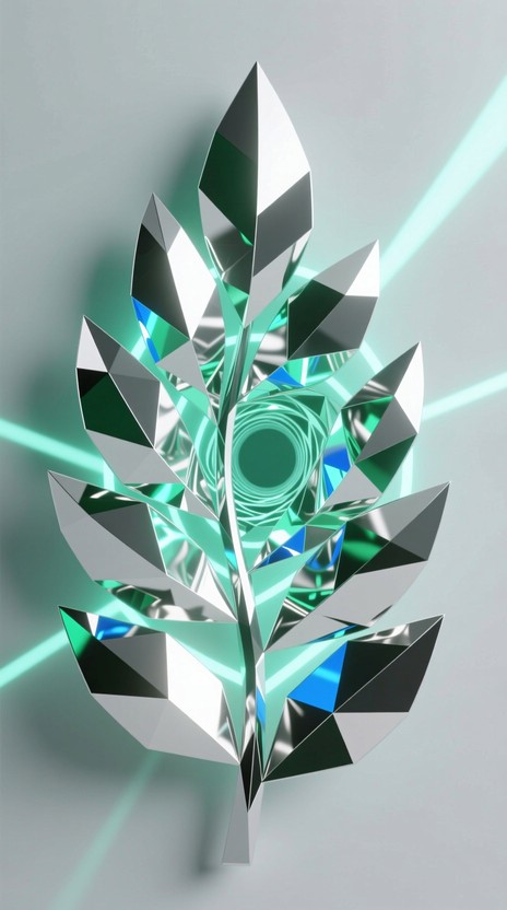 Free Crystalline Leaf Portal Image | Download at StockCake