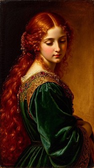 Red Renaissance Painitng Free Crimson Renaissance Beauty Image - Renaissance, Portrait, Woman ...