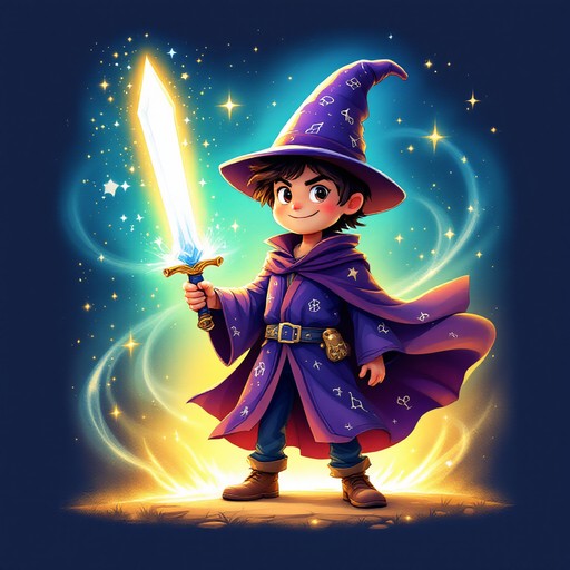 Free Young Wizard Hero Image - Wizard, Child, Illustration | Download ...
