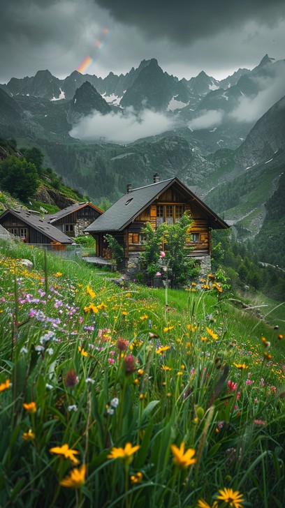 Free Mountain Cabin Retreat Image | Download at StockCake