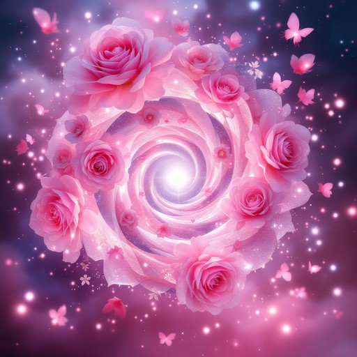 Spiralling Roses Free Enchanted Flower Spiral Image - Roses, Peonies, Floral | Download ...