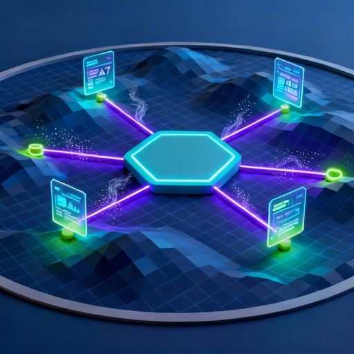 Free Digital Nexus Hub Photo - Futuristic, Digital, Hexagonal ...