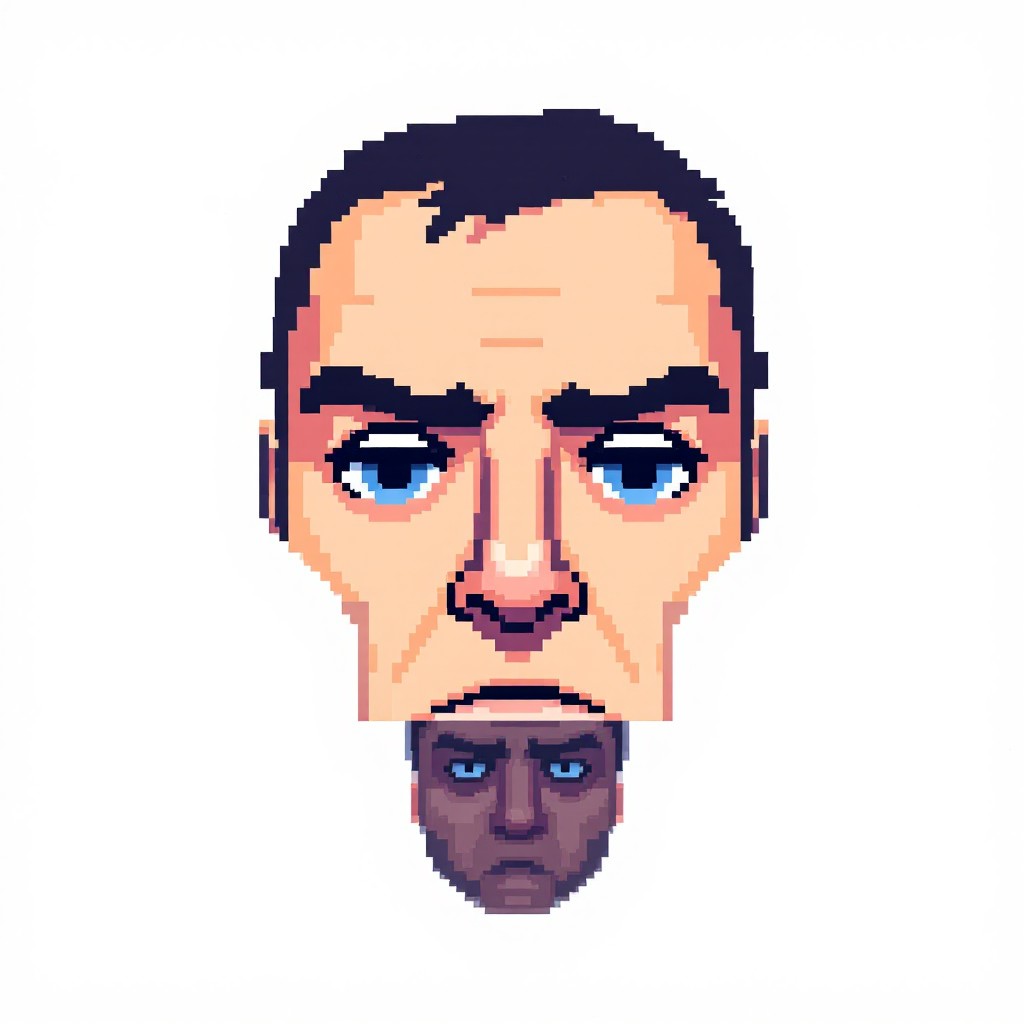 Free Self-Reflection Pixel Art Image - Portrait, Pixel, Art | Download ...