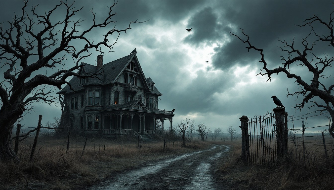 Haunted House Raining Background Free Haunted House Storm Image - Haunted, Victorian, Gothic | Download ...