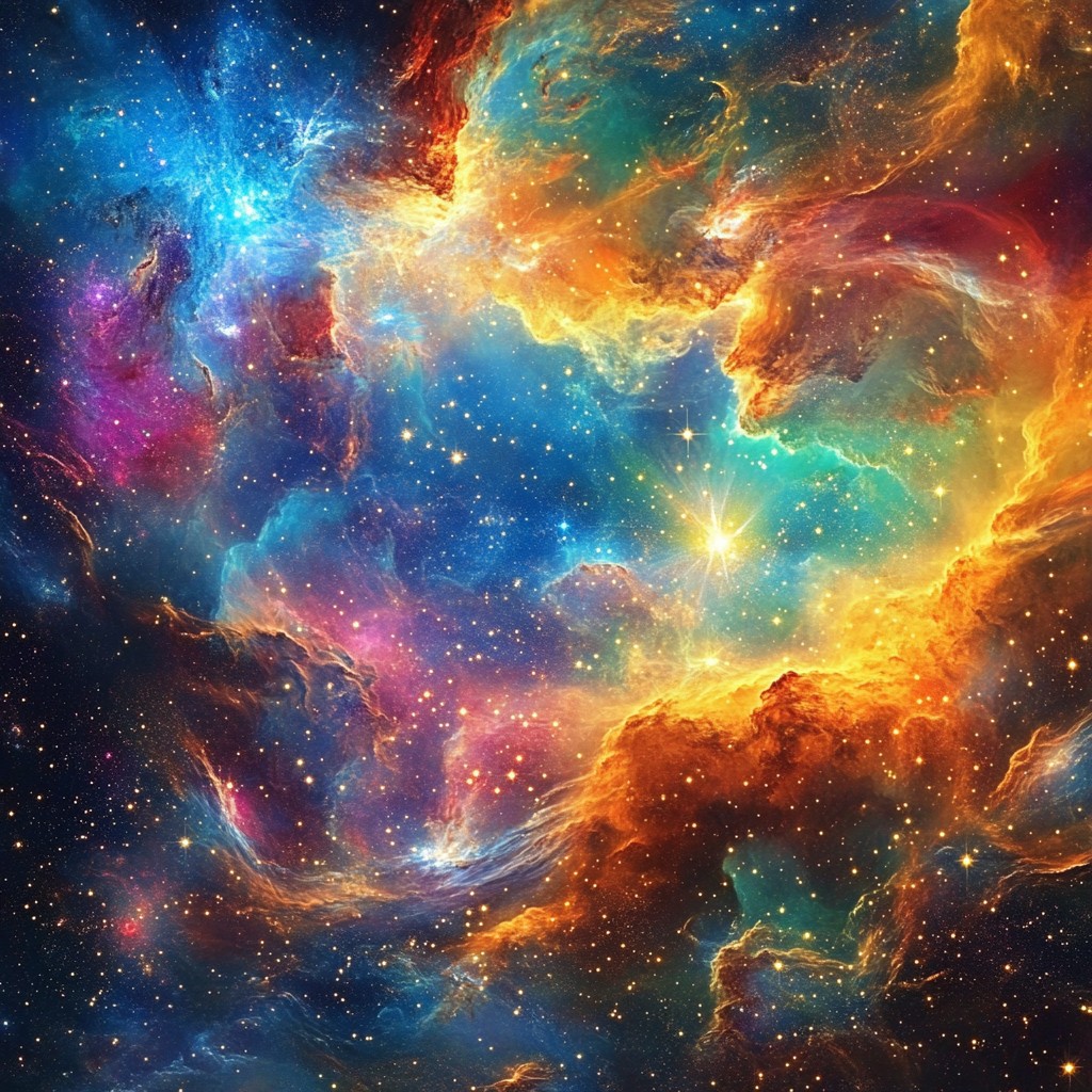 Free Vibrant Cosmic Colors Image - Nebula, Galaxy, Universe | Download ...