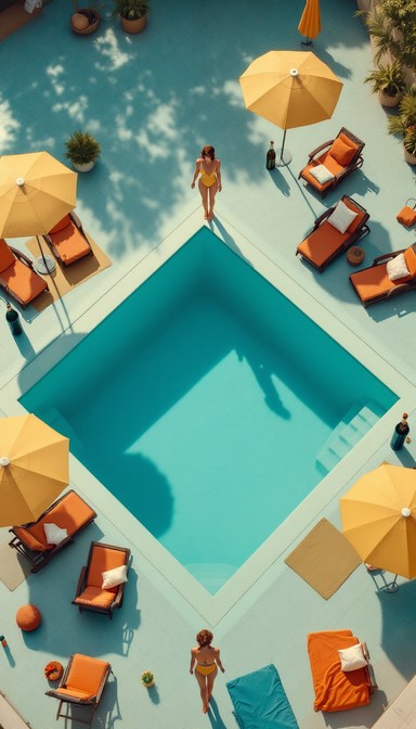 Free Retro Pool Paradise Image - Vintage, Retro, Pool | Download at ...