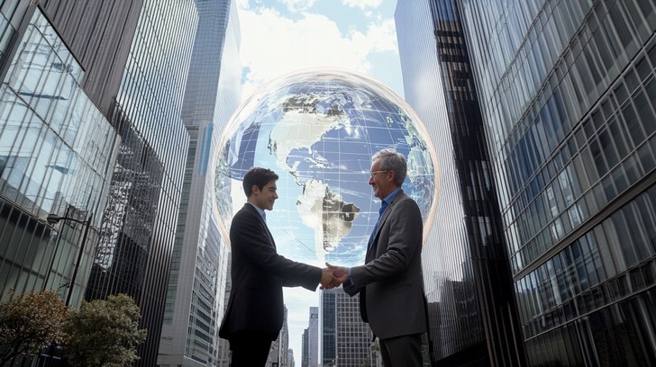 Free Global business handshake Image - Business, Global, Handshake ...