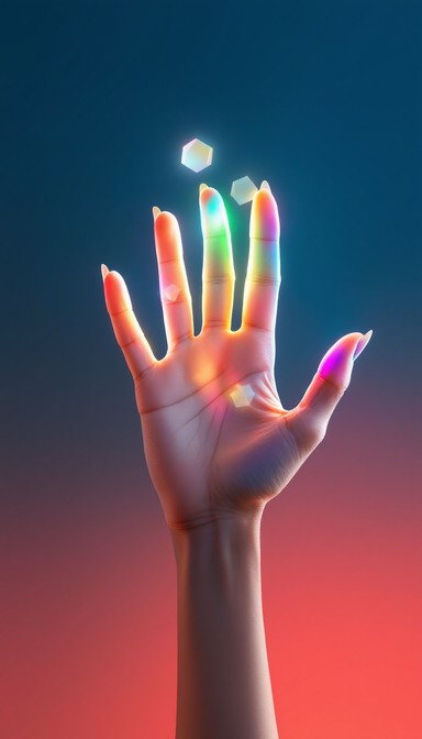Free Rainbow Reaching Upward Image - Hand, Gradient, Rainbow | Download ...