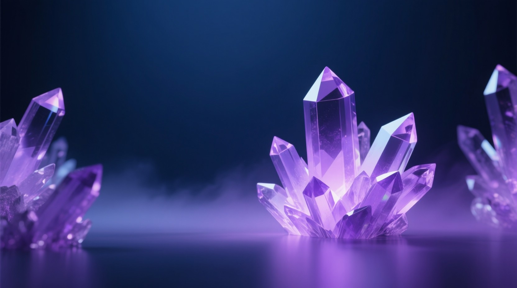 Free Glowing Purple Crystals Image - Crystal, Purple, Amethyst ...