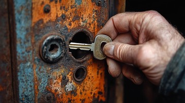 Rusity Locks Free Unlocking Rusty Lock Image - Rust, Lock, Key | Download at StockCake