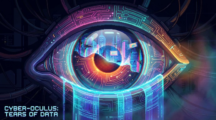Free Cybernetic Vision Glows Image - Eye, Cyberpunk, Pixel | Download ...