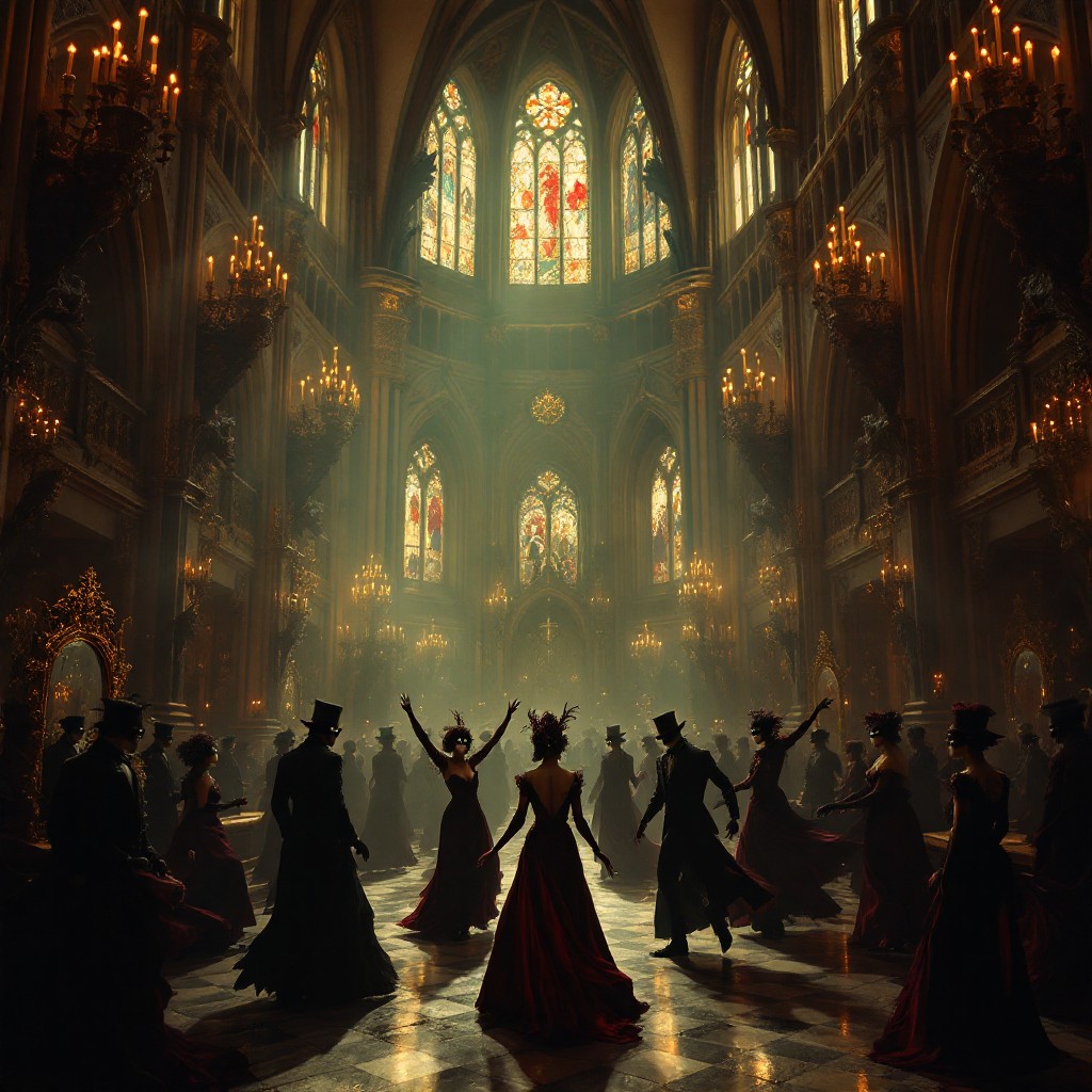 Free Gothic Cathedral Celebration Image - Gothic, Cathedral, Dancers ...