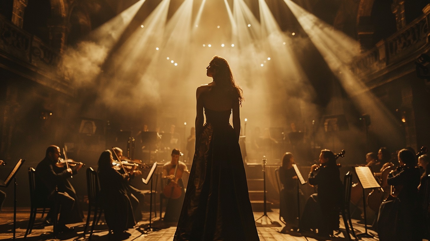 Stage Performane Reference Free Elegant Stage Performance Image - Silhouette, Stage, Performance ...