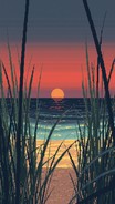 Free Pixel Sunset Serenity Image - Pixel, Art, Sunset | Download at ...
