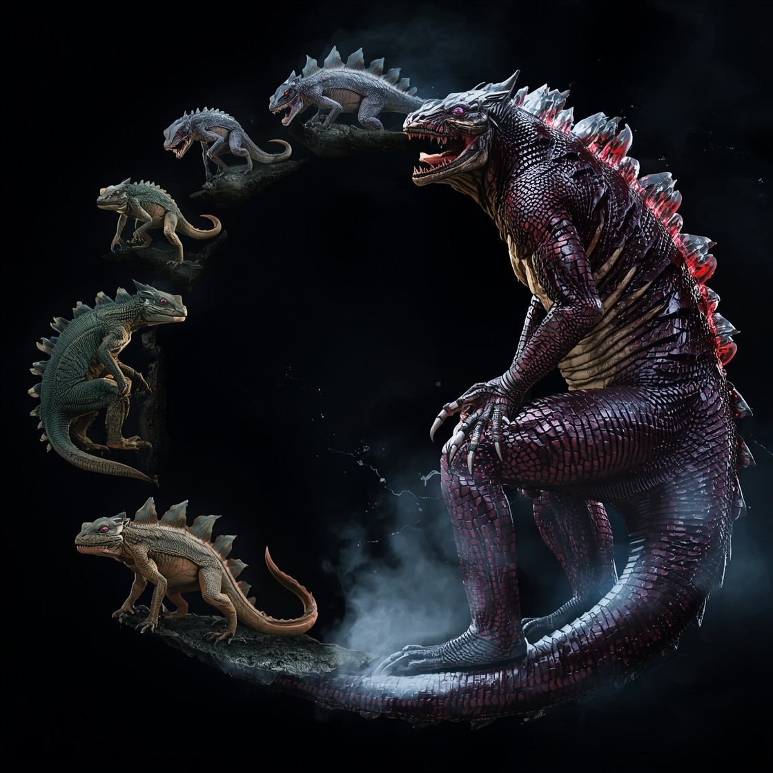 Free Evolution Monster Stages Image - Evolution, Transformation ...