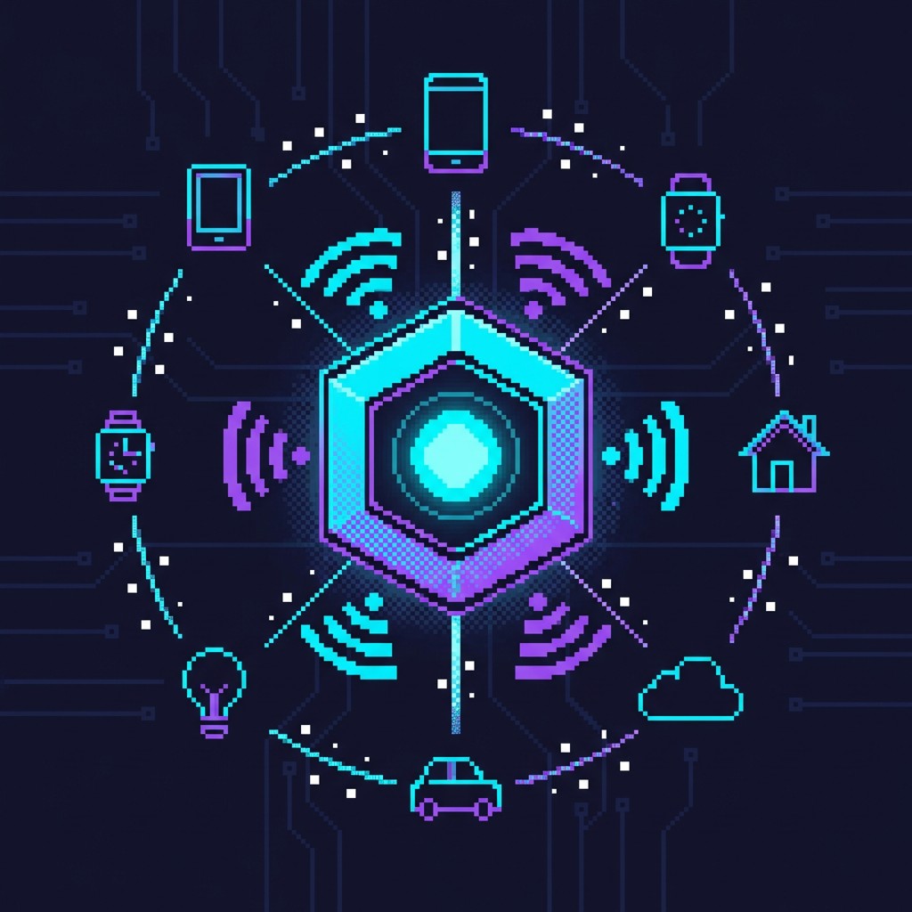 Iot Net Free Connected IoT Network Image - Technology, Iot, Network | Download ...