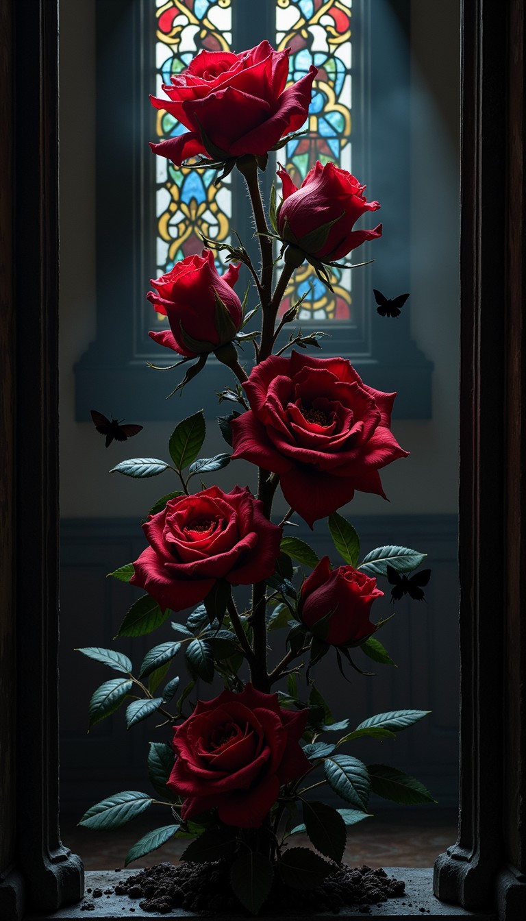 Gothic Standard Roses Free Crimson Gothic Roses Image - Roses, Crimson, Gothic | Download at ...