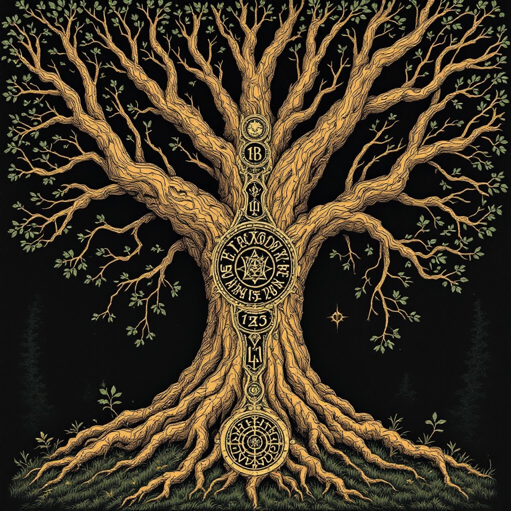 Free Ancient Celtic Tree Image - Celtic, Tree, Woodcut | Download at ...