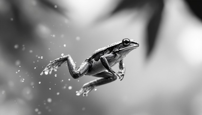 Free Leaping Frog Silhouette Image - Frog, Leap, Jump | Download at ...