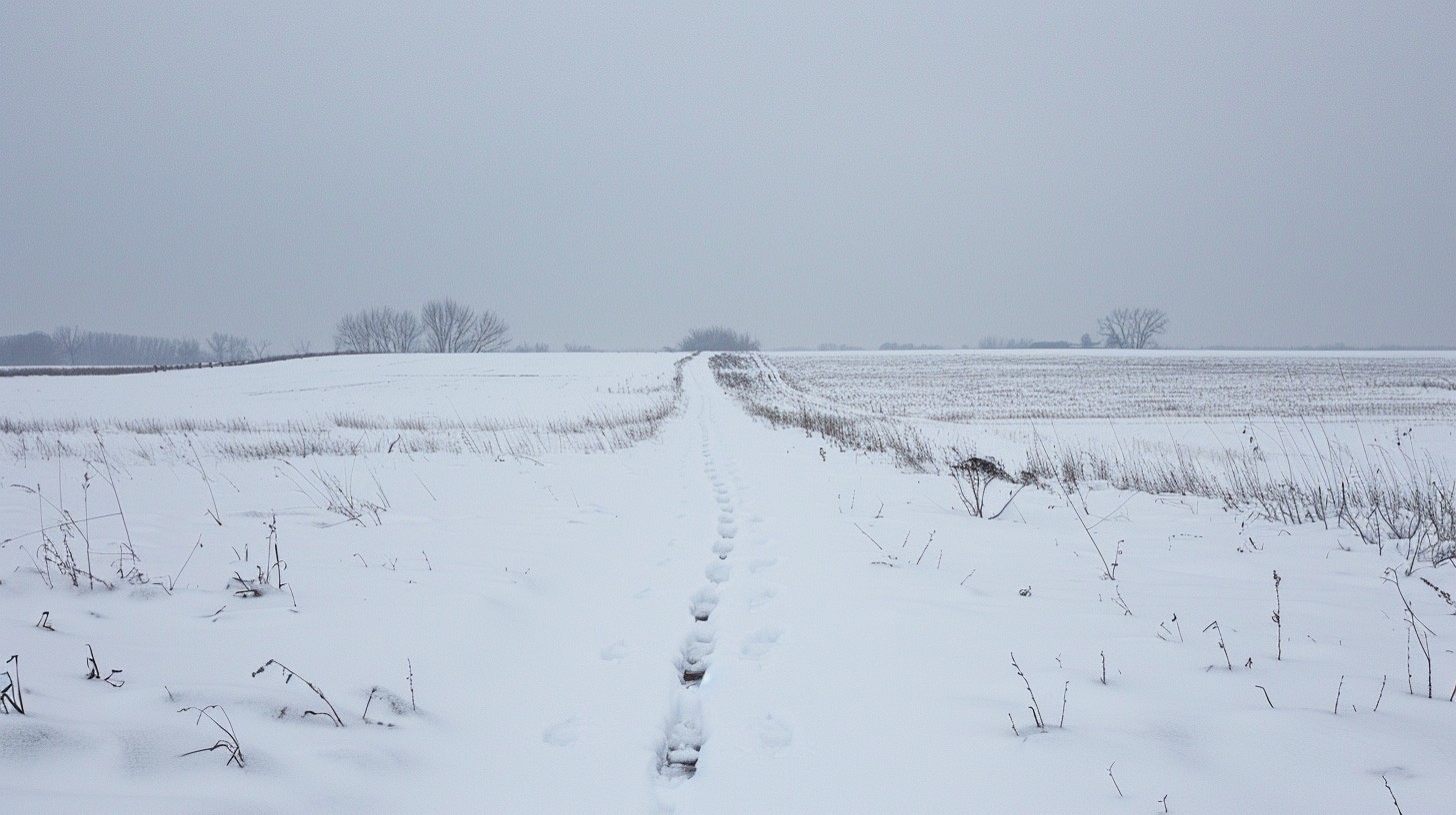 Snowfield Path Free Snowy Field Path Image - Snow, Field, Path | Download at StockCake