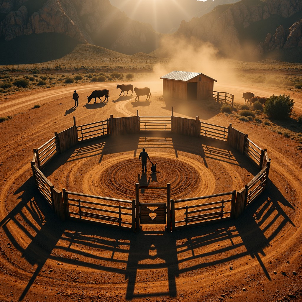 Free Dusty Corral Sunset Image - Corral, Ranch, Sunset | Download at ...
