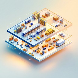 Free Warehouse Layout Design Image - Warehouse, Isometric, 3d ...