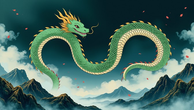 Dragon Wind Pattern Free Mystical Jade Dragon Image | Download at StockCake