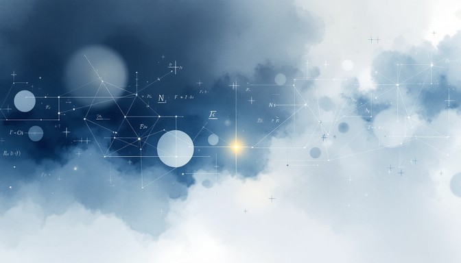 Free Blue Geometric Symphony Image - Watercolor, Geometric, Mathematics ...