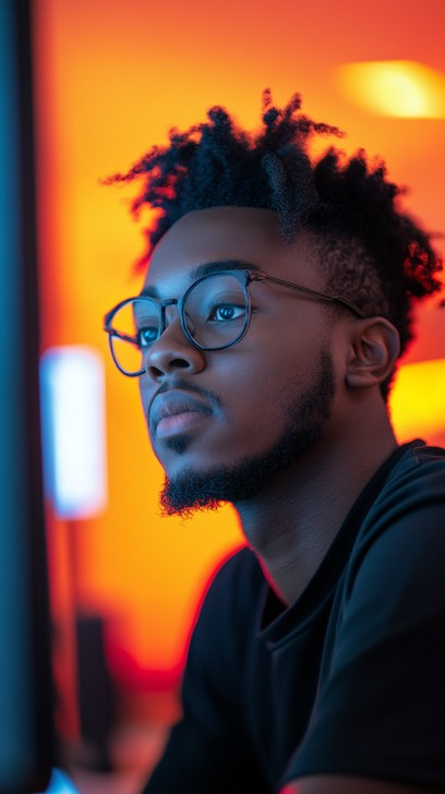 Free Focused Creative Professional Image - Man, Glasses, Hairstyle ...