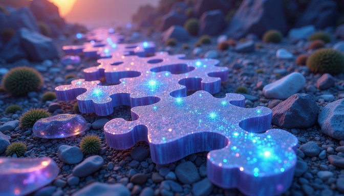 Translucent Puzzles Free Ethereal Puzzle Universe Image - Puzzle, Glowing, Translucent ...