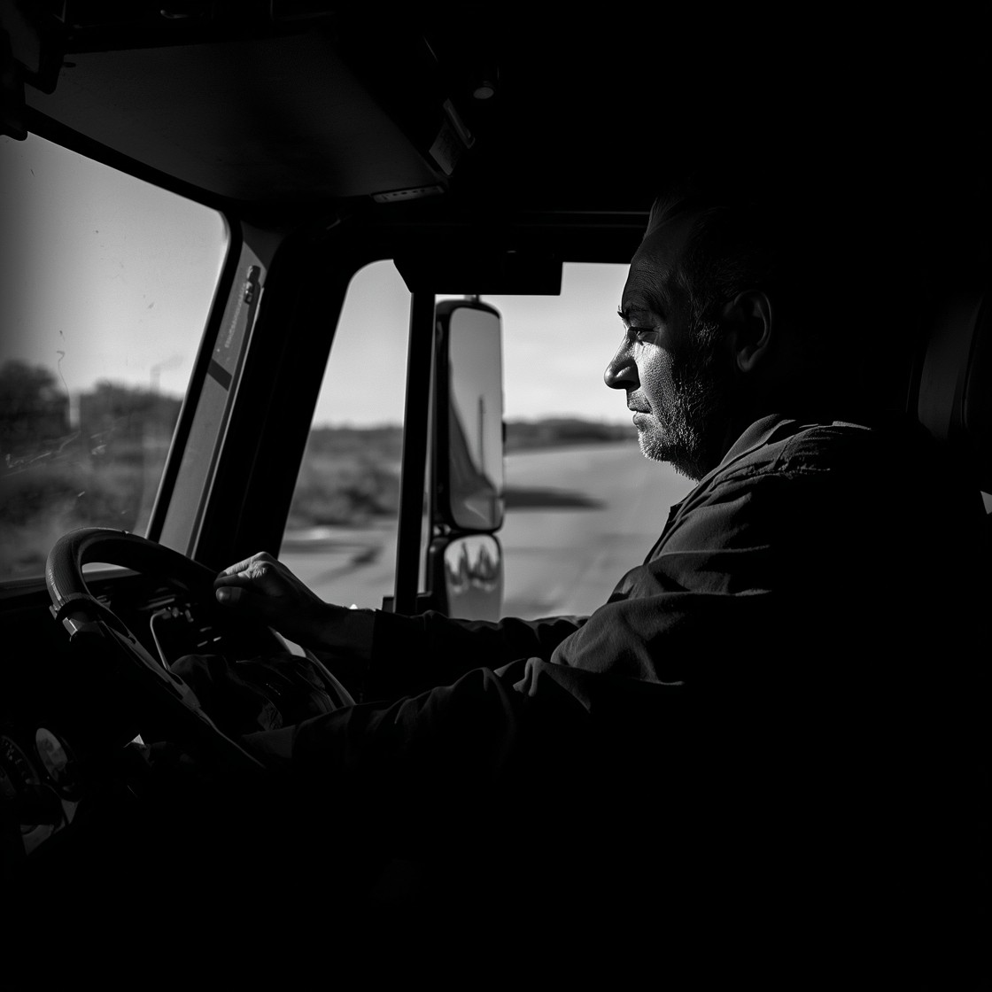 Free Driver At Work Image - Driver, Truck, Trucker | Download at StockCake