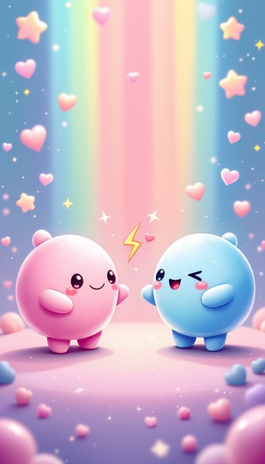 Free Cute Rivals Showdown Image - Kawaii, Illustration, 3d | Download ...