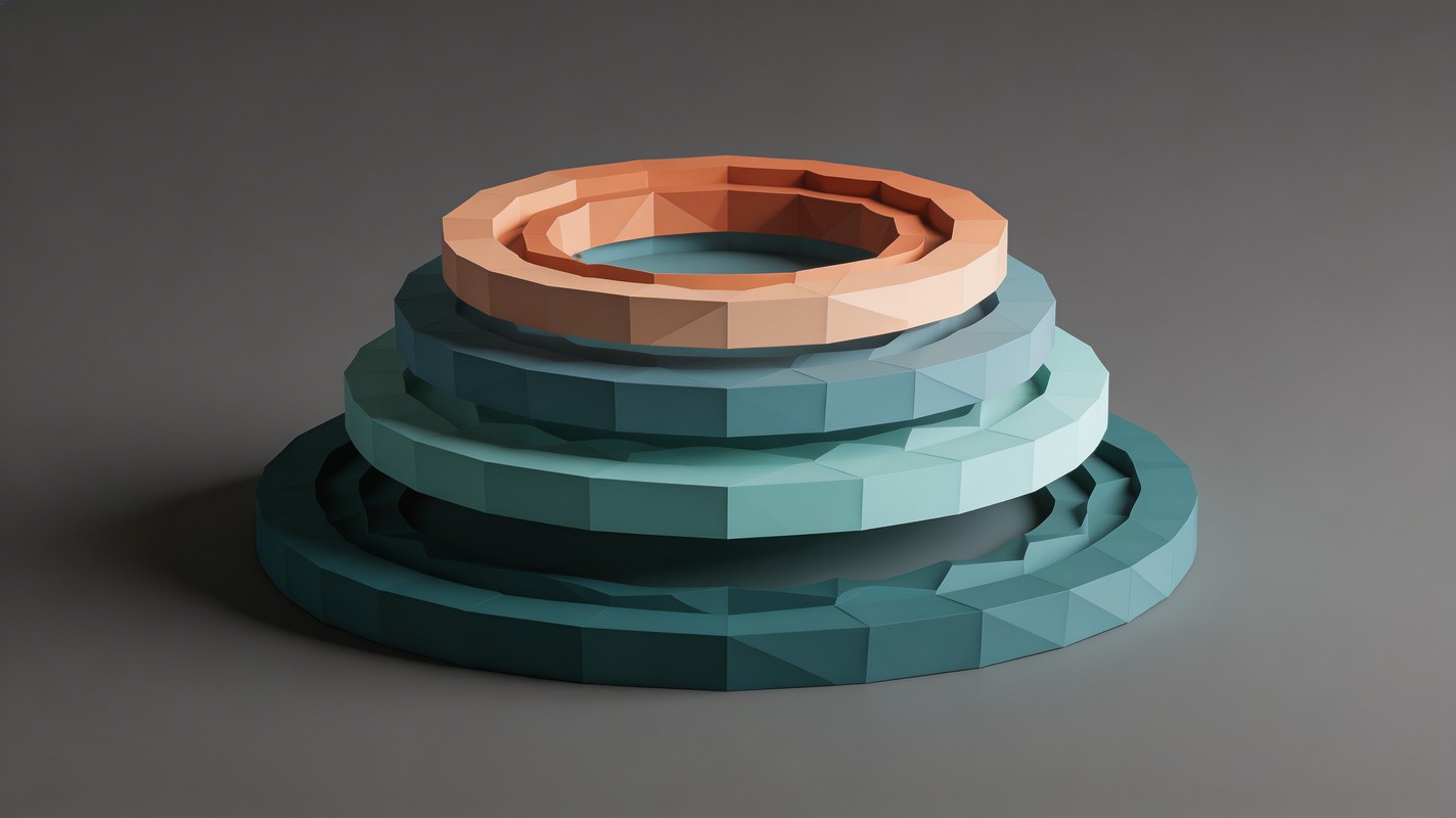 Free Layered Topographic Rings Image - Topographic, Layered, Geometric ...