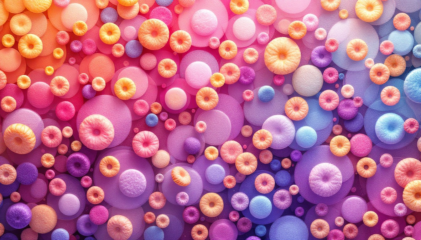 Free Bubbling Color Symphony Image - Abstract, Spheres, Purple ...