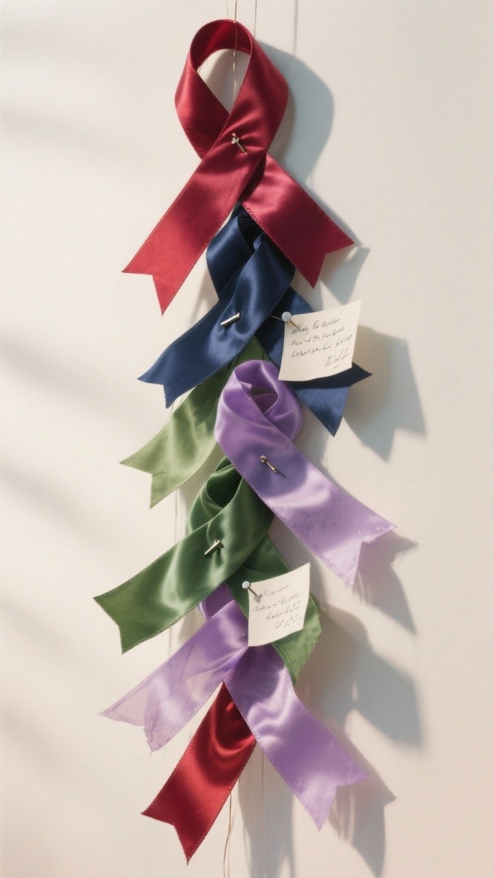 Free Colorful Awareness Ribbons Image - Ribbons, Awareness, Memorial ...
