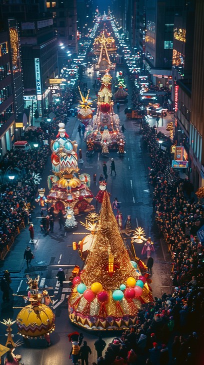 Free Parade Night Lights Image | Download at StockCake