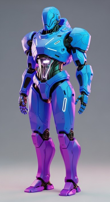 Free Electric Violet Exoskeleton Image - Exoskeleton, Futuristic, Armor ...