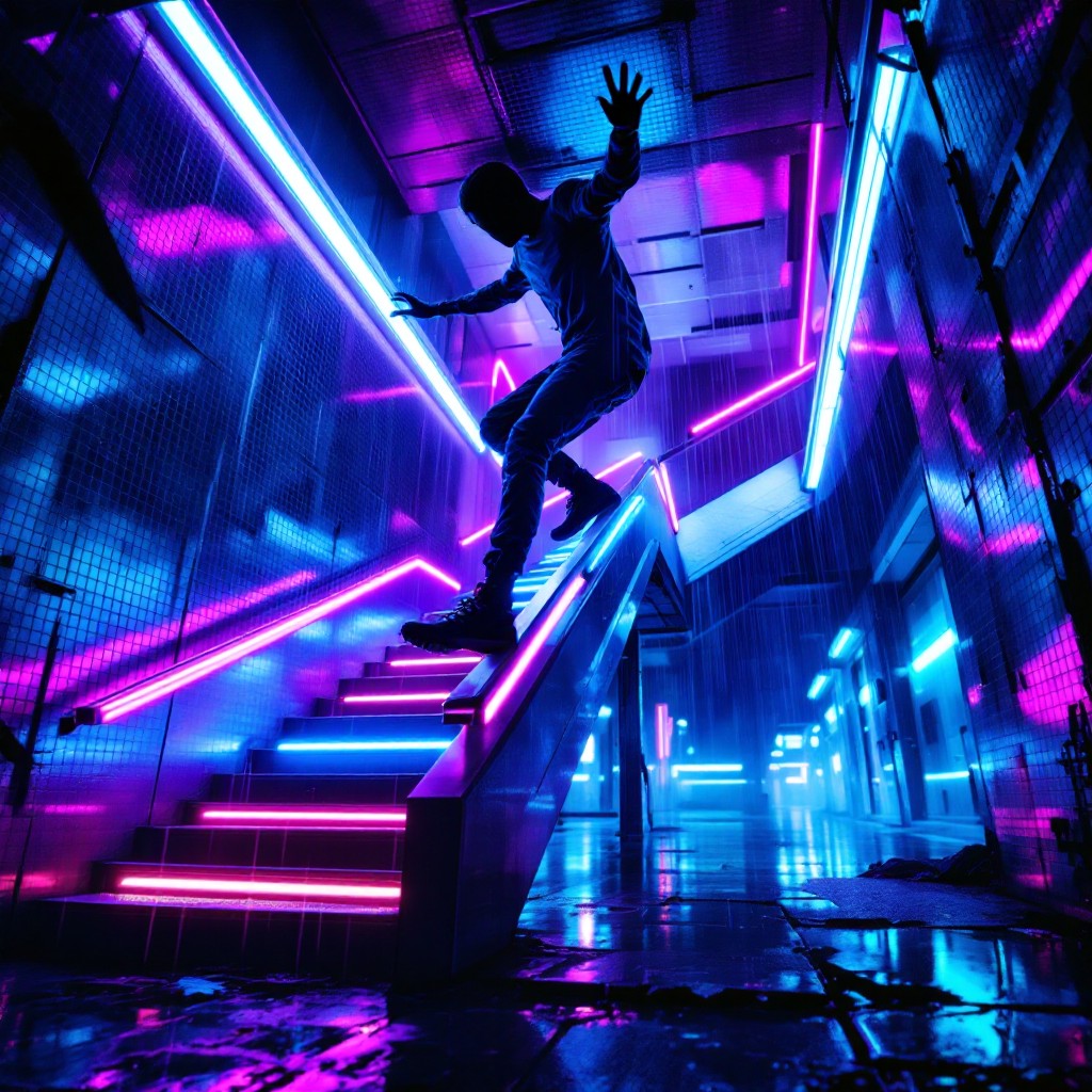 Free Neon Parkour Dreams Image - Cyberpunk, Parkour, Neon | Download at ...