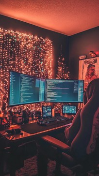 Free Cozy Coding Setup Image - Technology, Coding, Programmer ...