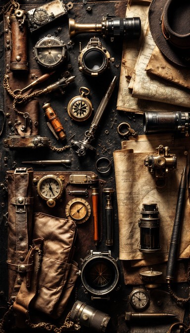 Free Vintage Explorer's Essentials Image | Download at StockCake