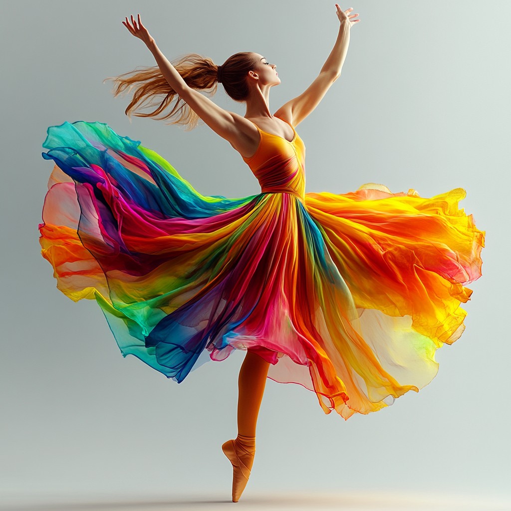 Free Colorful ballet twirl Image - Ballet, Colorful, Dance | Download ...