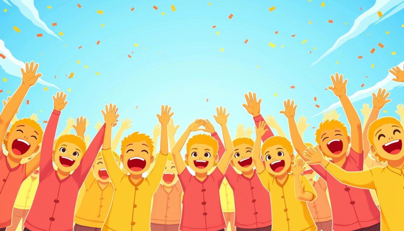 Free Jubilant Colorful Celebration Image - Celebration, Joy, Cartoon ...