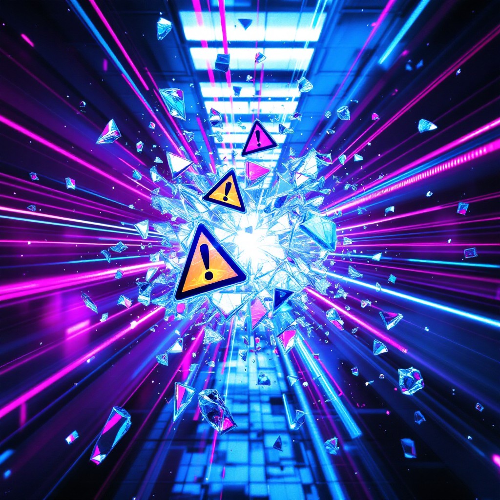Free Digital Glass Explosion Image - Cyberpunk, Neon, Glass | Download ...