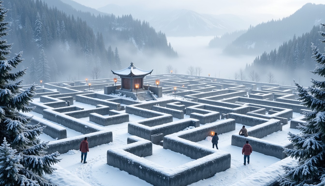 Free Mystical Winter Labyrinth Image - Labyrinth, Maze, Snow | Download ...