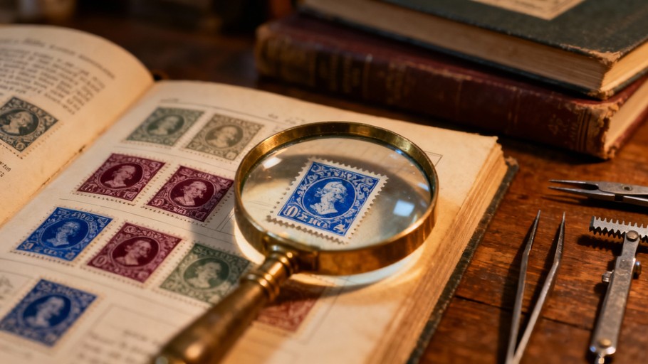 Stamp Collection Display Library Free Vintage Stamp Collection Image - Vintage, Stamps, Magnifying ...